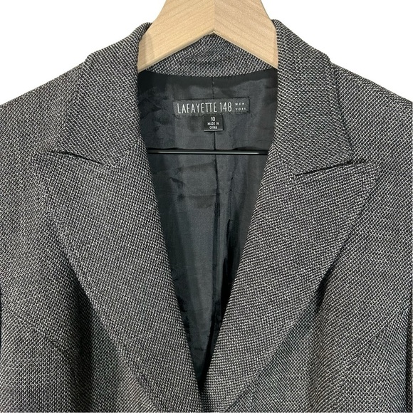 Lafayette 148 Wool Blazer, Size 10 - Picture 3 of 6